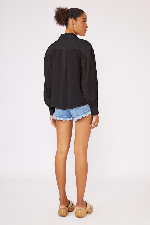 Camisa Manga Ampla Liso