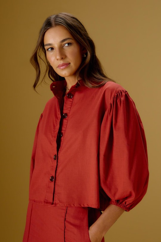 Imagem do produto Camisa Manga Bufante Liso