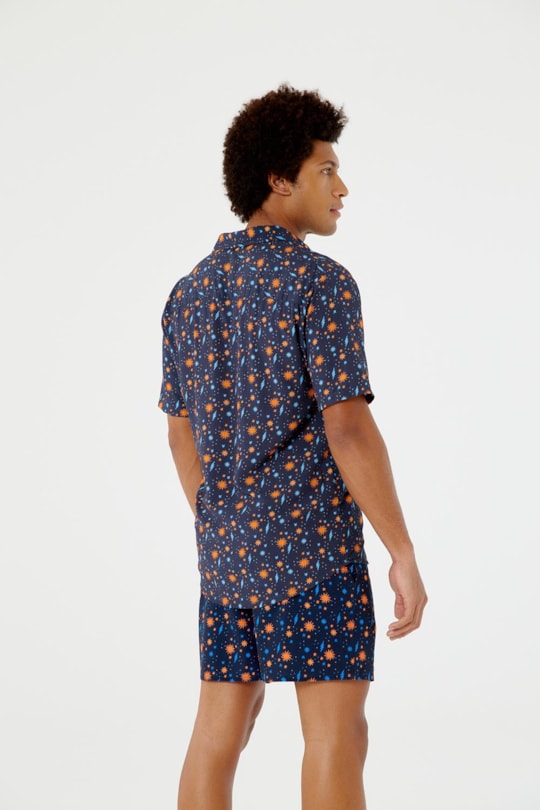 Imagem do produto Camisa Manga Curta Corrido Brilhante