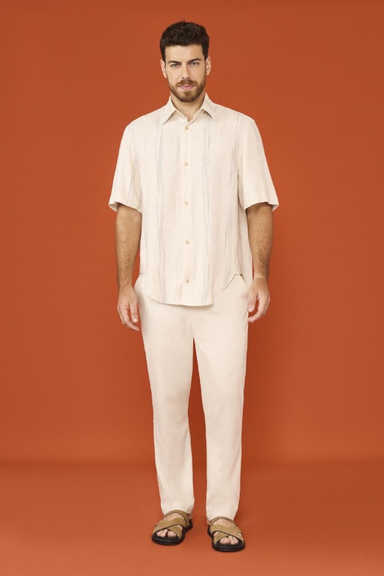 Camisa Manga Curta Oversized(Pre)
