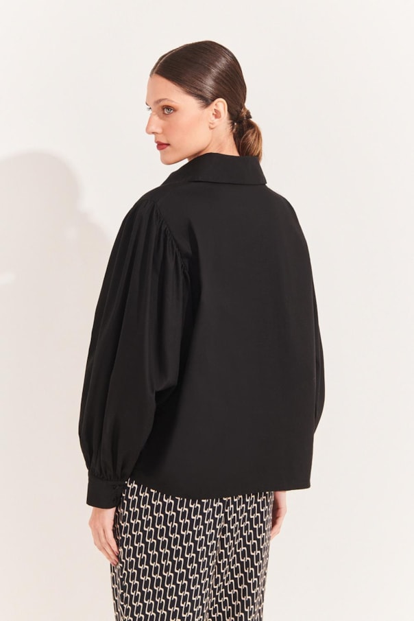 Camisa Manga Franzida Carine