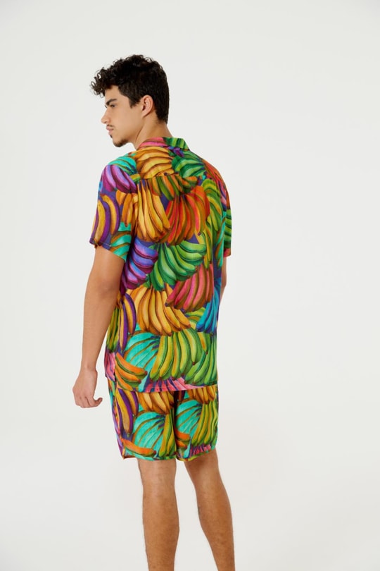 Imagem do produto Camisa Masculina Free Banana Pop