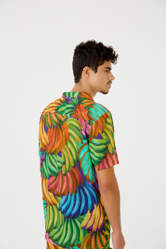 Imagem do produto Camisa Masculina Free Banana Pop