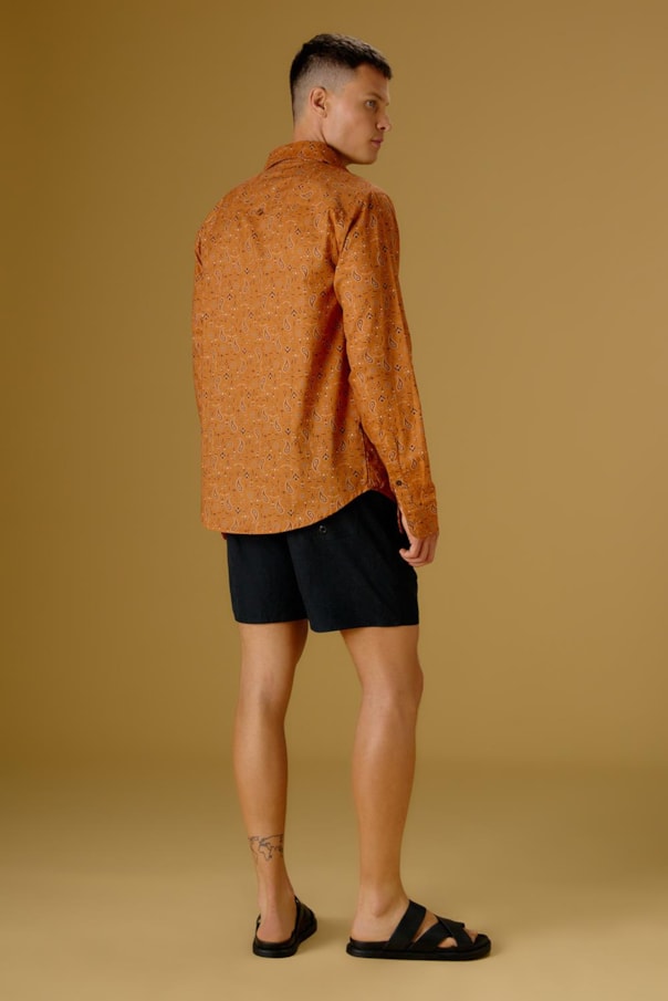 Camisa Mauro Manga Longa Arizona