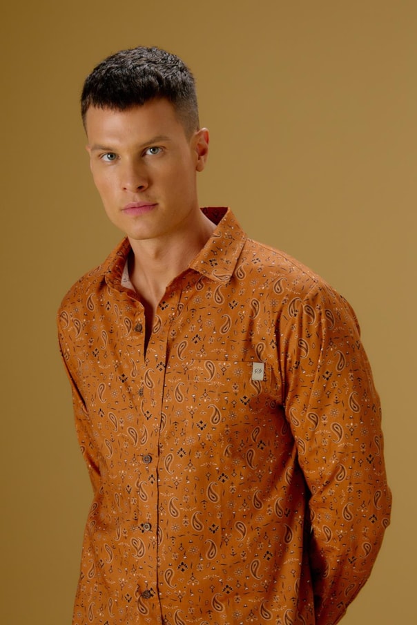 Camisa Mauro Manga Longa Arizona