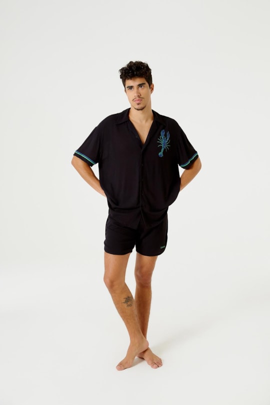 Imagem do produto Camisa Mc Surf Bordado Lagostim