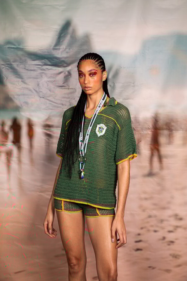 Camisa Polo Over Crochet Br