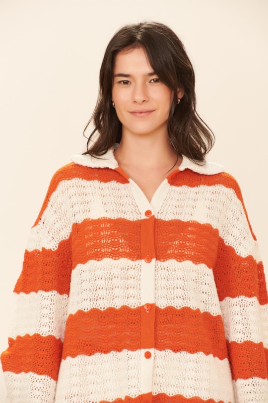 Camisa Tricot Listras Pré