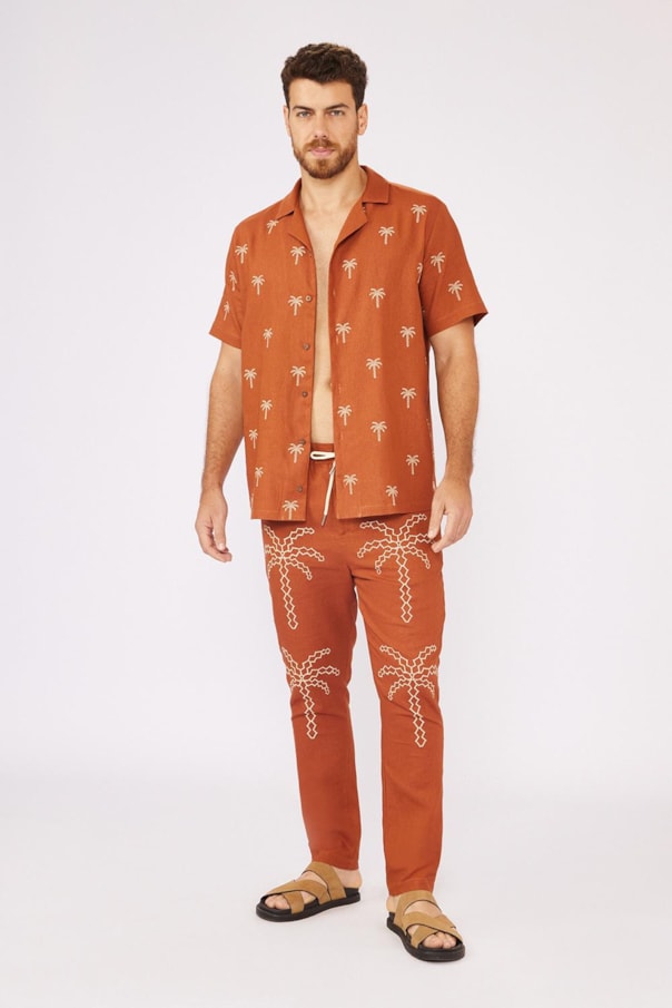 Camisa Zez Bordado Coqueiro