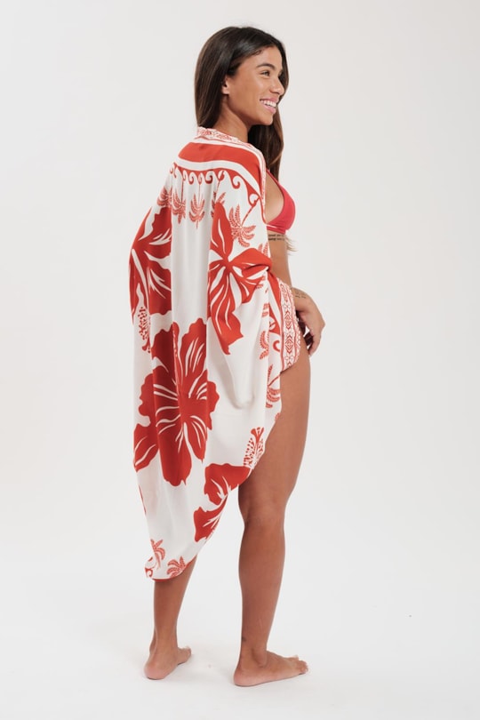 Imagem do produto Canga Kimono Barrado Paraiso