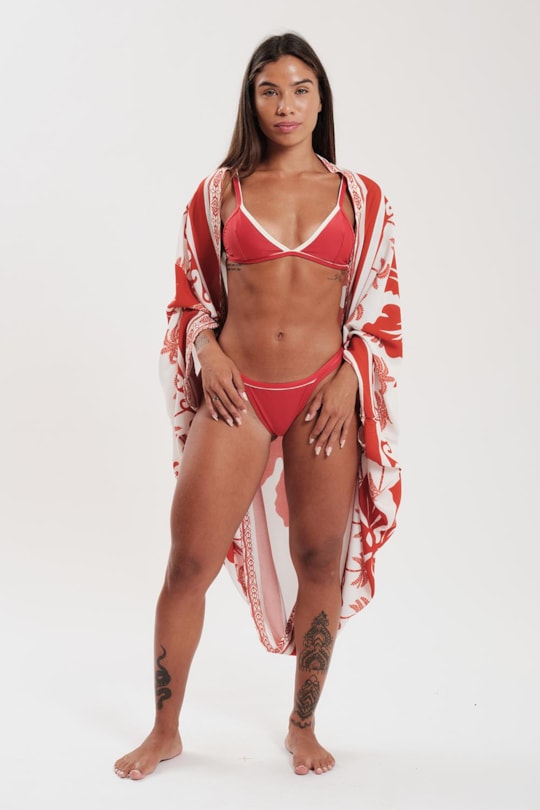 Canga Kimono Barrado Paraiso