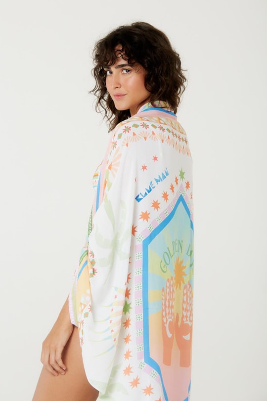 Imagem do produto Canga Kimono Moon Saudacao Ao Sol