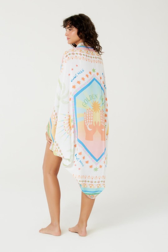 Imagem do produto Canga Kimono Moon Saudacao Ao Sol