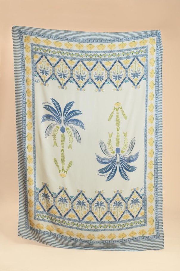 Canga Maxi Azulejo Tropical