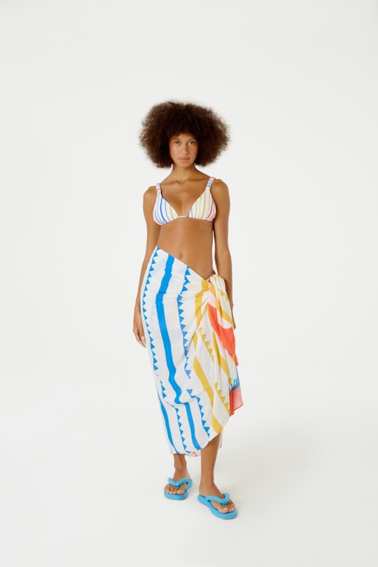 Imagem do produto Canga Maxi Listrado Feira