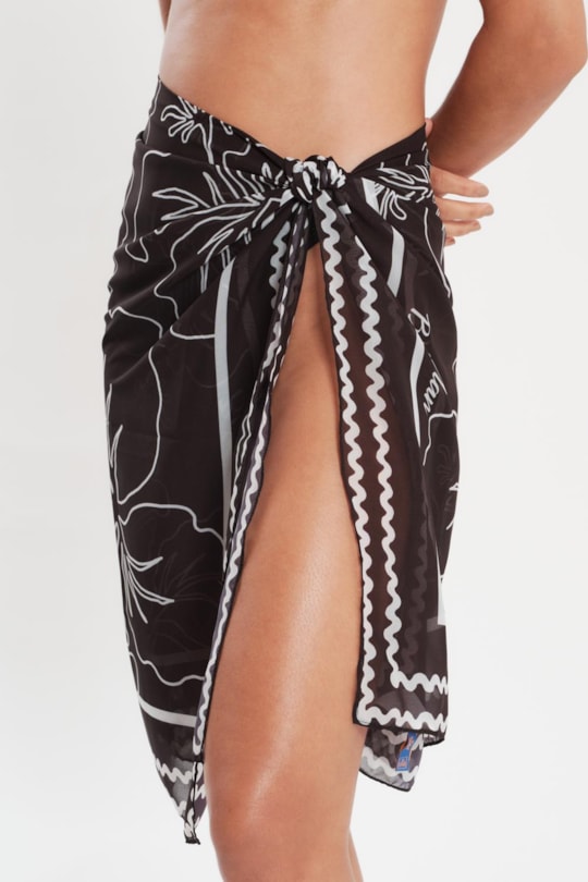 Imagem do produto Canga Pareo Hibiscos