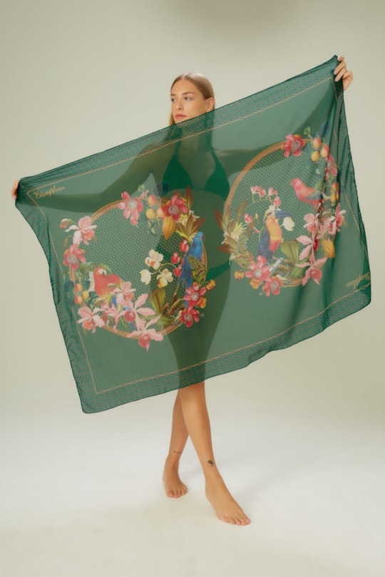 Imagem do produto Canga Pareo Ring Tropical (Transp)