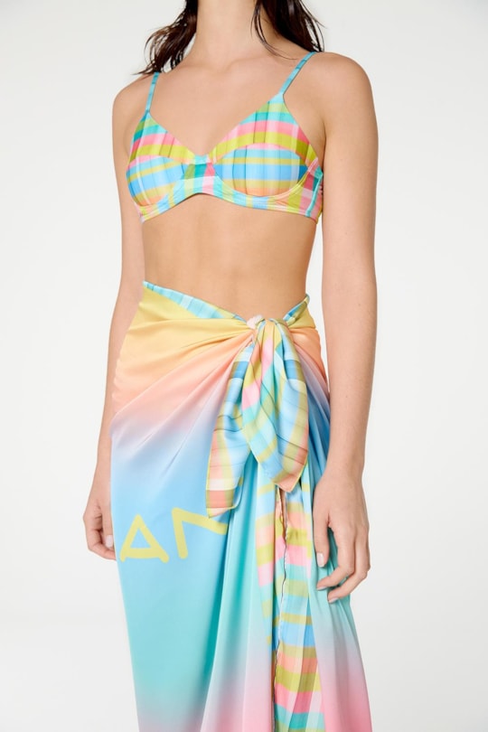 Imagem do produto Canga Pareo Xadrez Candy