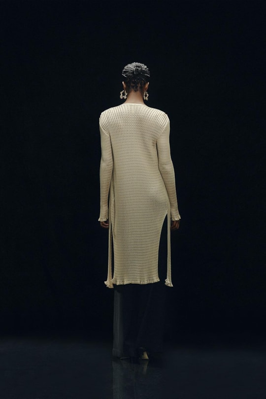 Cardigan Manga Longa Tricot Manoela