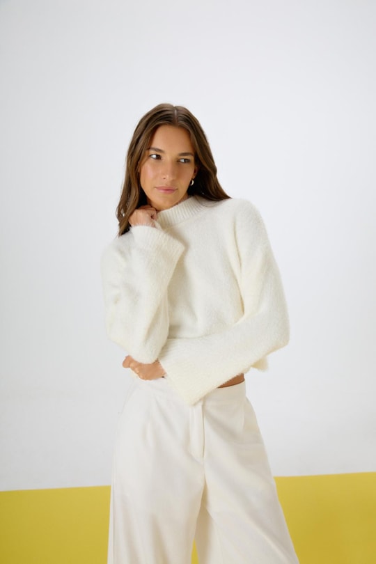 Imagem do produto Casaco Tricot Pelinho