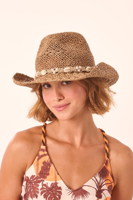 Imagem do produto Chapeu De Palha Pearls & Shells