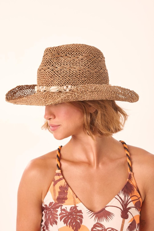 Imagem do produto Chapeu De Palha Pearls & Shells