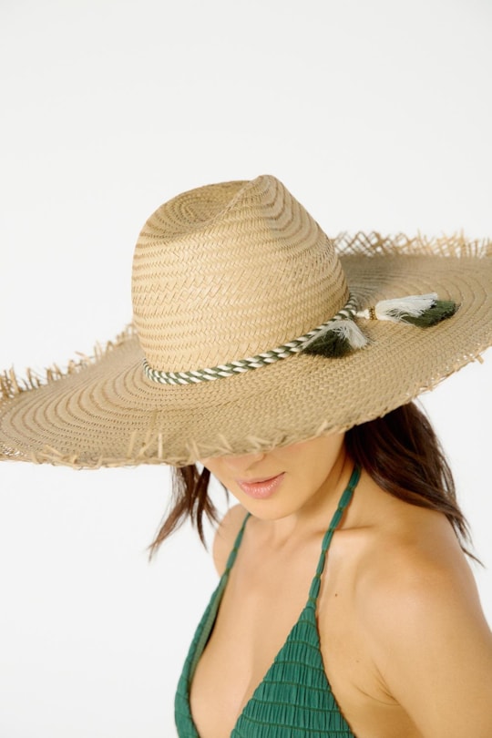 Imagem do produto Chapeu Palha Aba Larga Desfiada