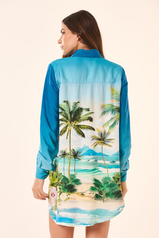 Imagem do produto Chemise Leila Barrado Havai