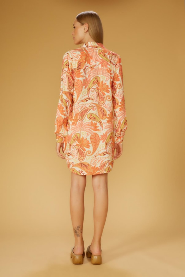 Chemise Leila Florest Salmao