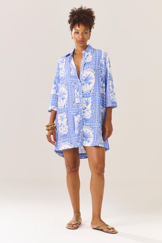 Imagem do produto Chemise Manga Curta Honolulu