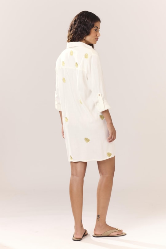 Imagem do produto Chemise Manga Longa Bordado Adao