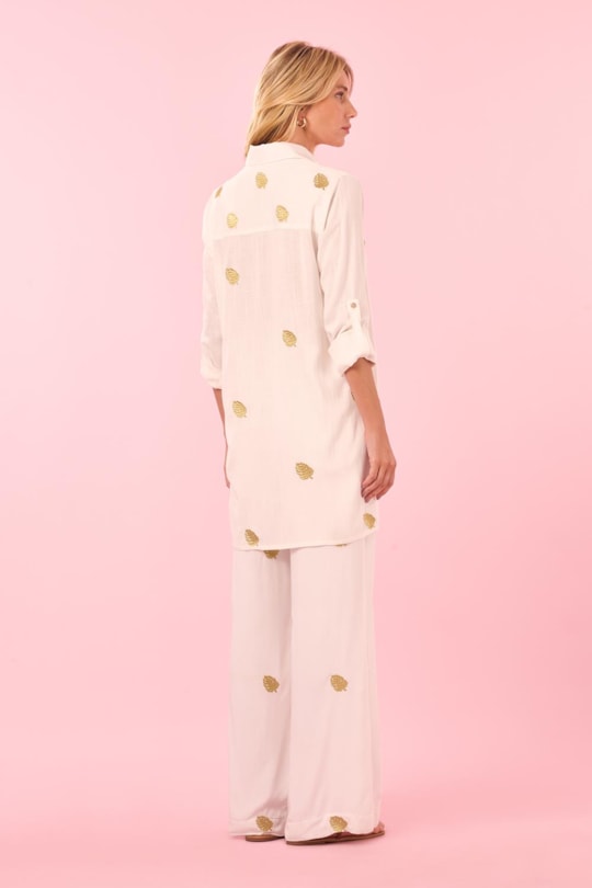 Imagem do produto Chemise Manga Longa Bordado Adao