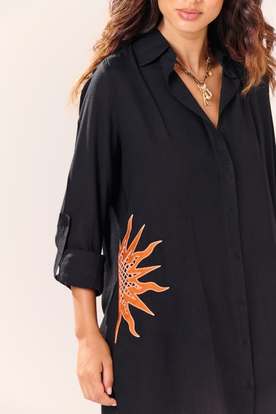 Imagem do produto Chemise Manga Longa Bordado Nalu