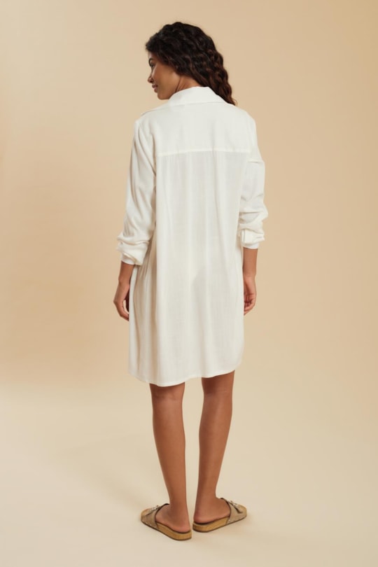 Imagem do produto Chemise Manga Longa Bordado Rechilieu