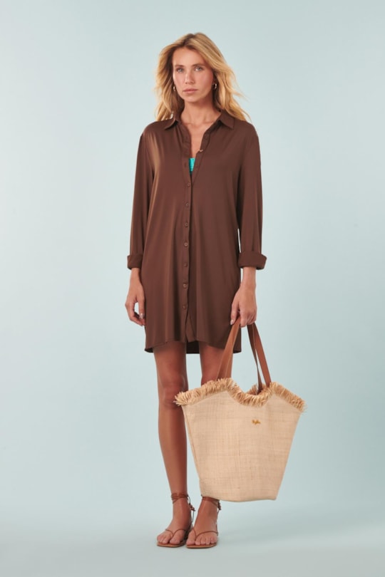 Imagem do produto Chemise Manga Longa  Fluity Liso