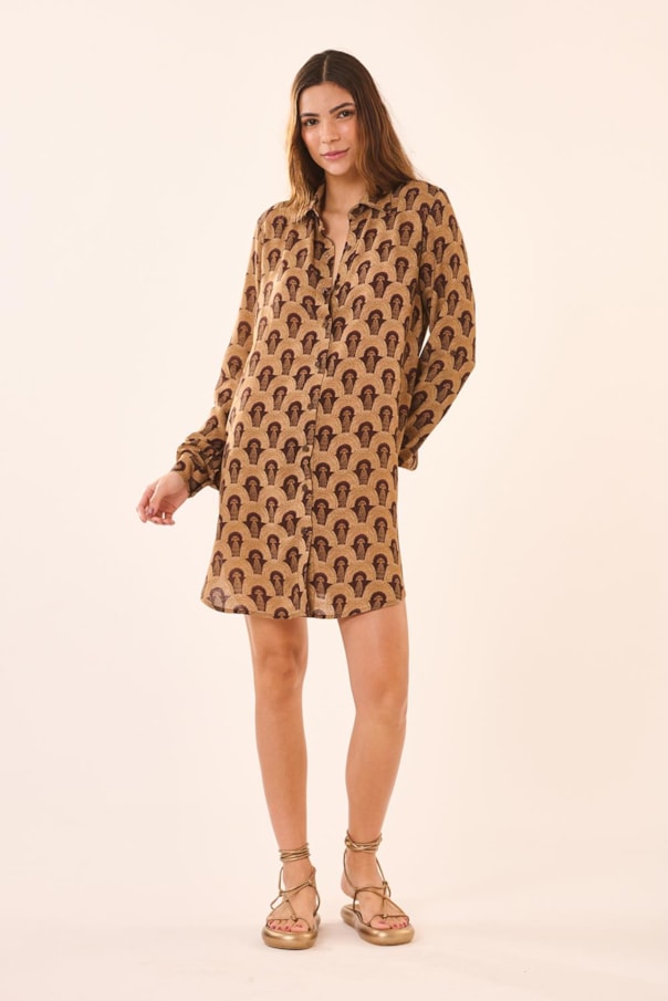 Chemise Manga Longa Makani