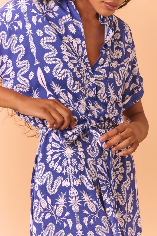 Imagem do produto Chemise Surf Renda Fina Marinho