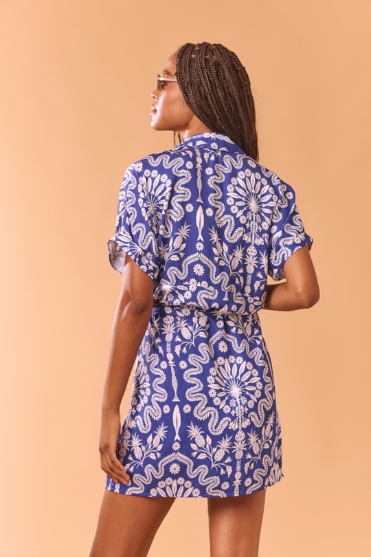 Imagem do produto Chemise Surf Renda Fina Marinho