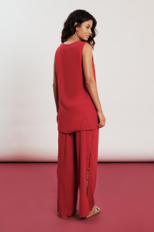 Imagem do produto Colete Alongado Botoes Liso