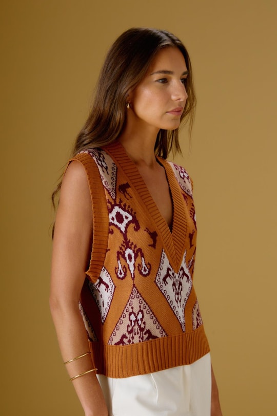 Imagem do produto Colete Tricot Jacquard