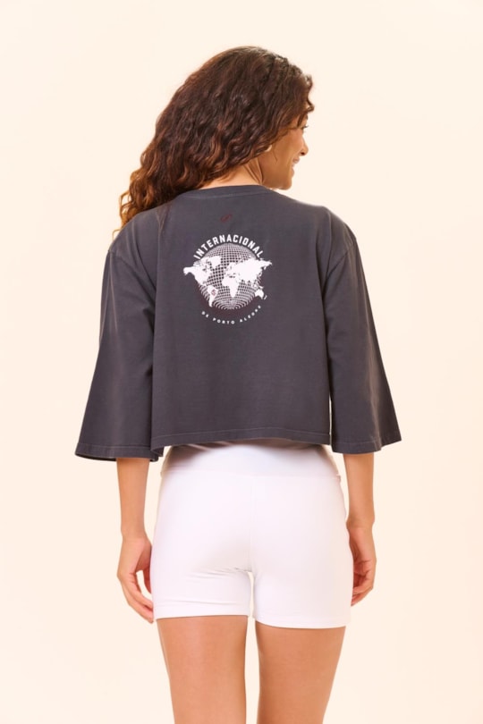 Imagem do produto Cropped Mapa Mundi Inter