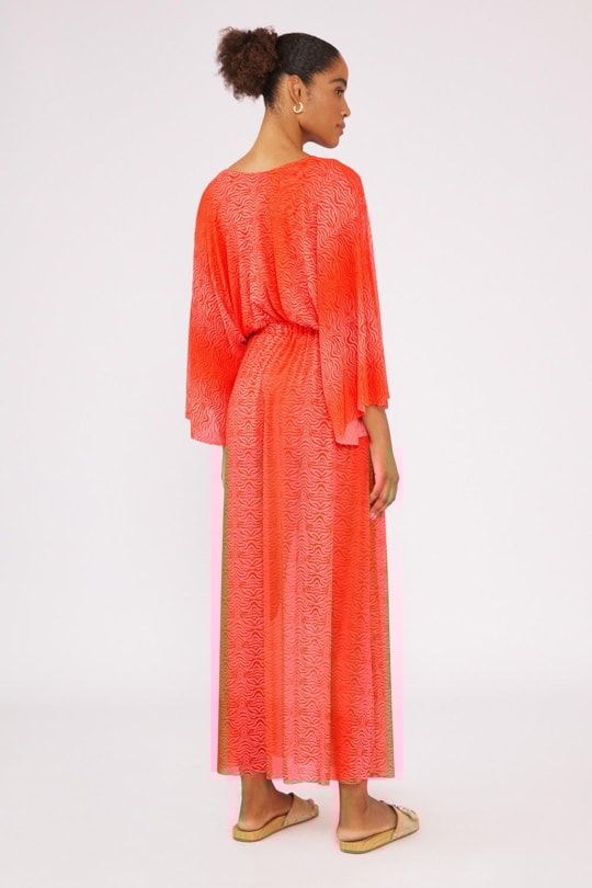 Kaftan Elastico Cintura Barreirinhas Pre