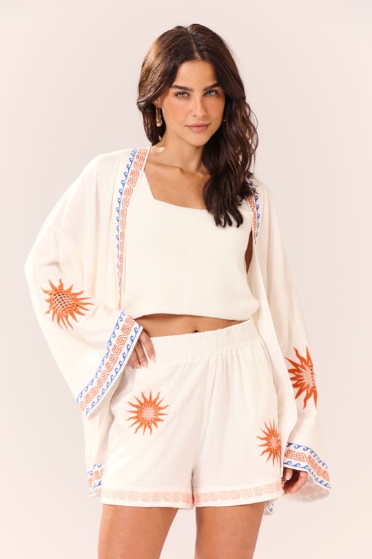 Imagem do produto Kimono Faixa Bordado Nalu