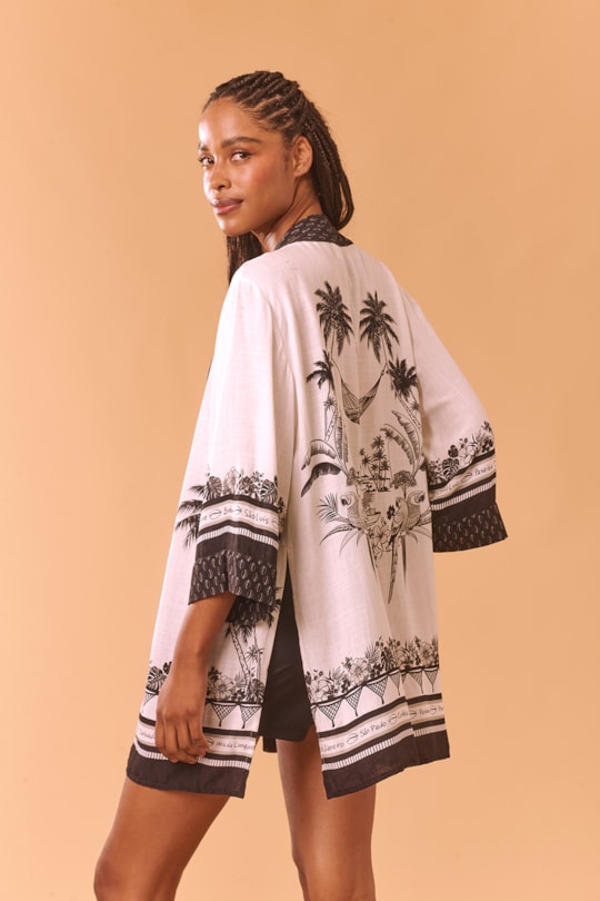 Imagem do produto Kimono Jade Loc Mapa Litoral