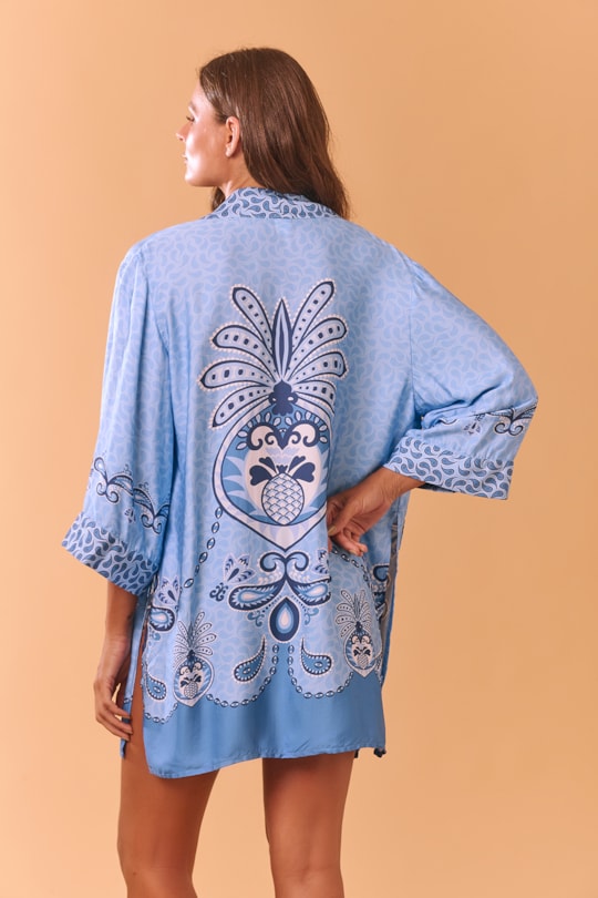 Imagem do produto Kimono Loc Lenco Maracatu Azul