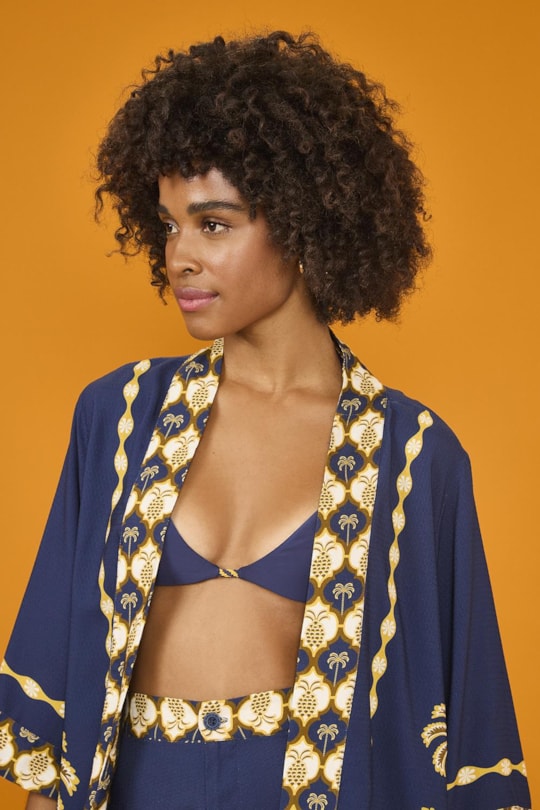 Imagem do produto Kimono Localizado Ceu Abacaxi