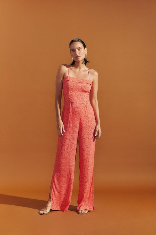 Imagem do produto Macacao Aba Estampa Fingers Rosa