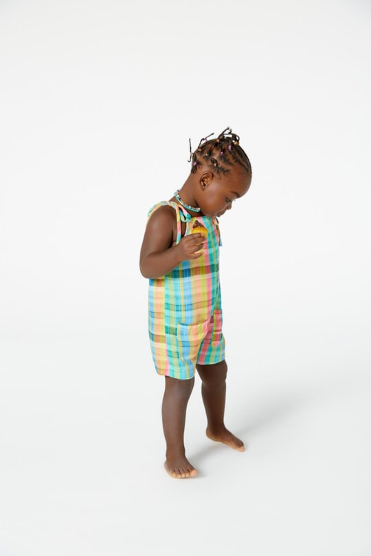 Imagem do produto Macaquinho Lily Xadrez Candy (Inf)