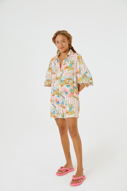 Imagem do produto Macaquinho Manga Bufante Feira