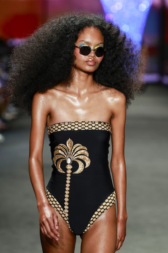 Maio Berge Palmeiral Bordado Desfile